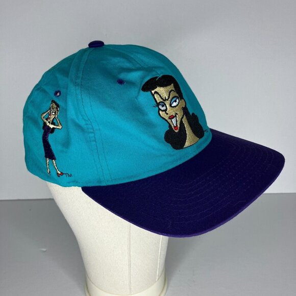 Vintage 90s Natasha Bullwinkle Snapback American Needle Hat - Picture 2 of 12
